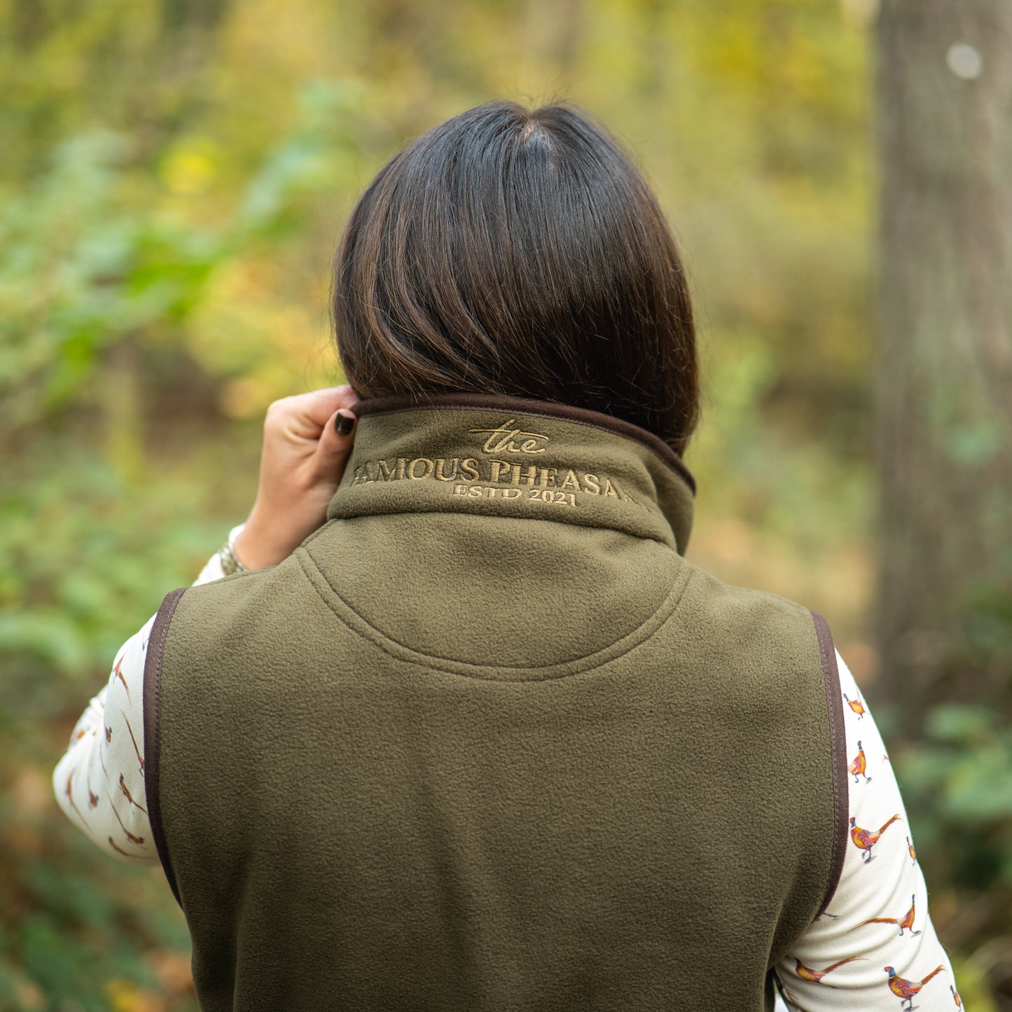 The Sandringham Gilet - Womens - Olive Green
