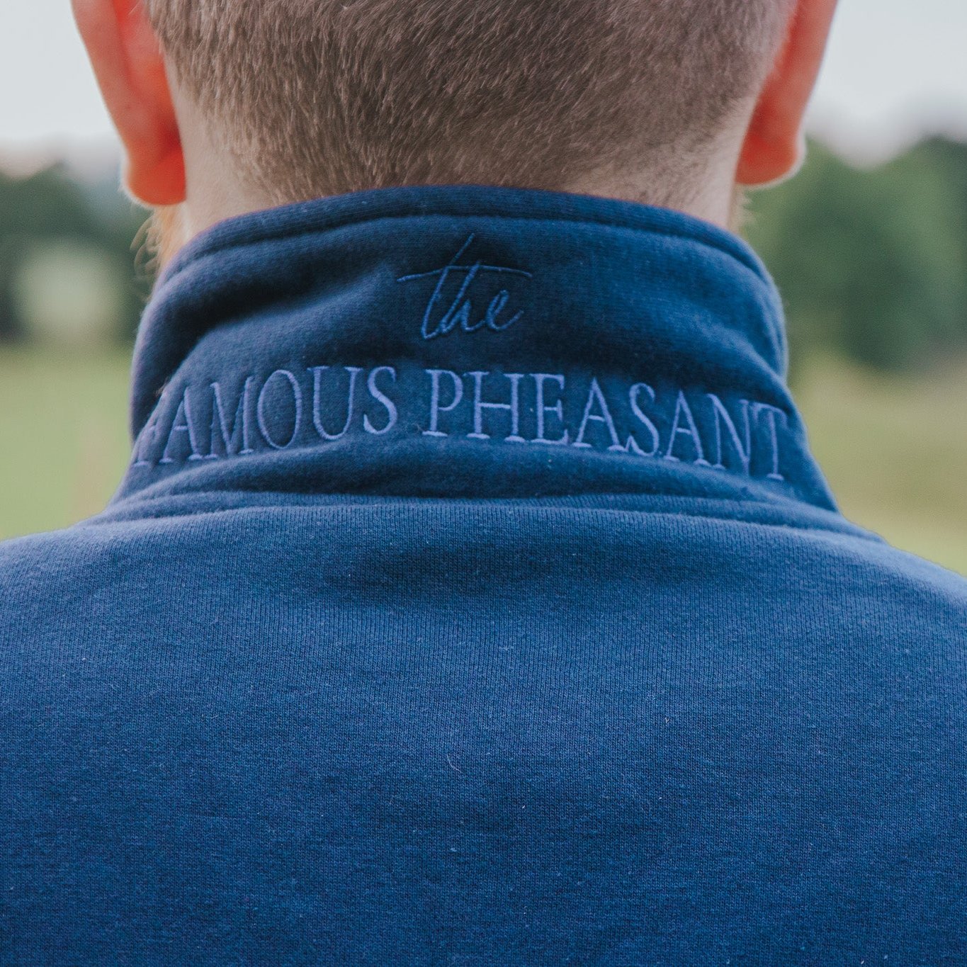 The Blakeney 1/4 Zip - Mens - Navy