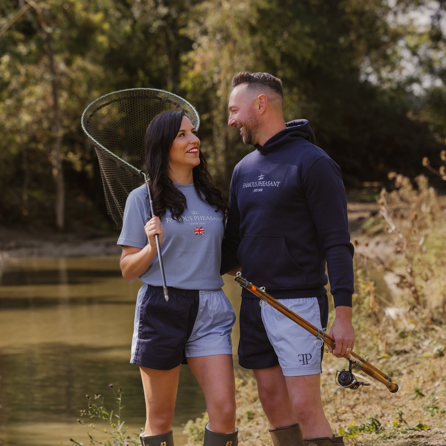 The Harlequin Rugby Shorts - Mens - Navy & Blue
