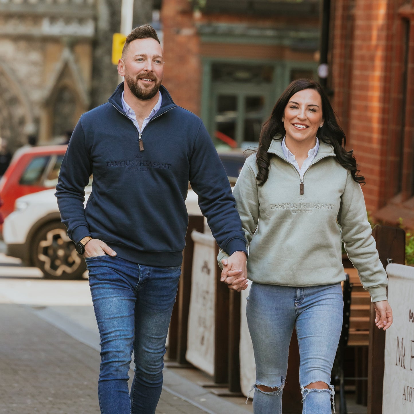 The Felbrigg 1/4 Zip - Mens - Midnight Navy