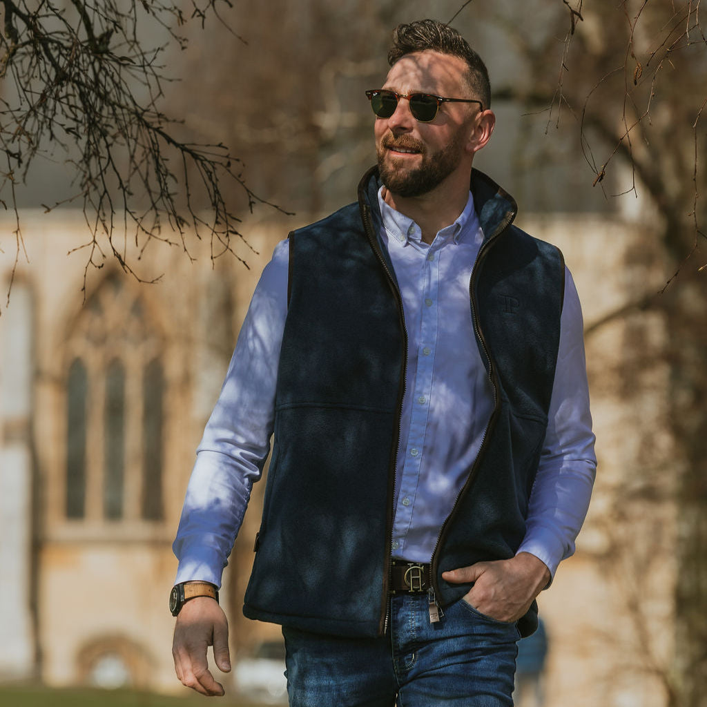 The Sandringham Gilet - Mens - Denim
