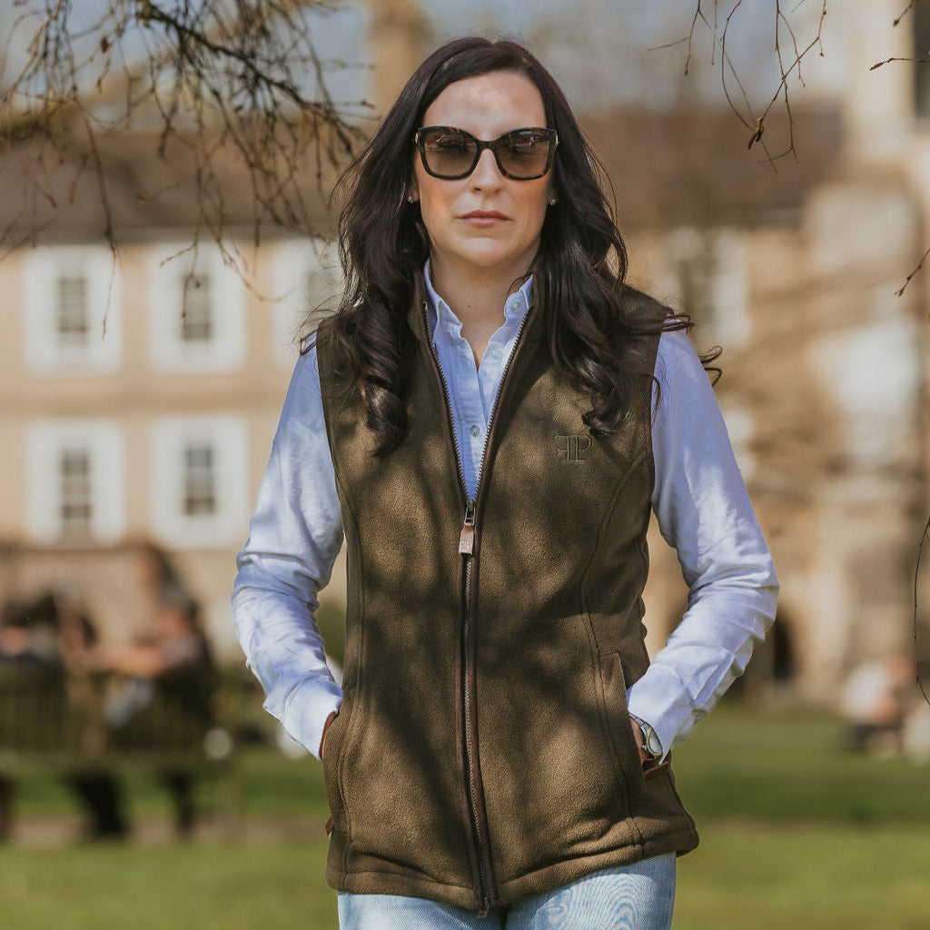 The Sandringham Gilet - Womens - Olive Green