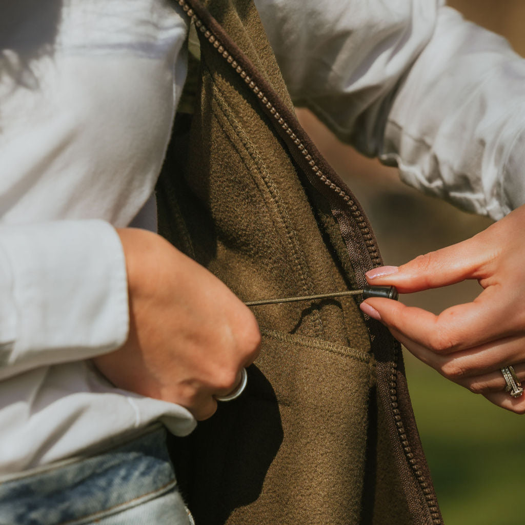 The Sandringham Gilet - Womens - Olive Green