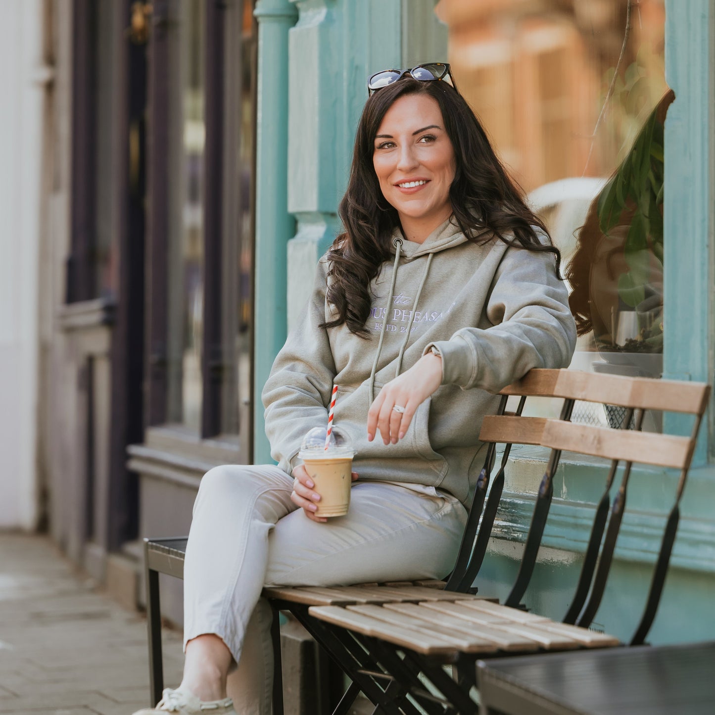 The Elveden Hoodie - Womens - Sage Green