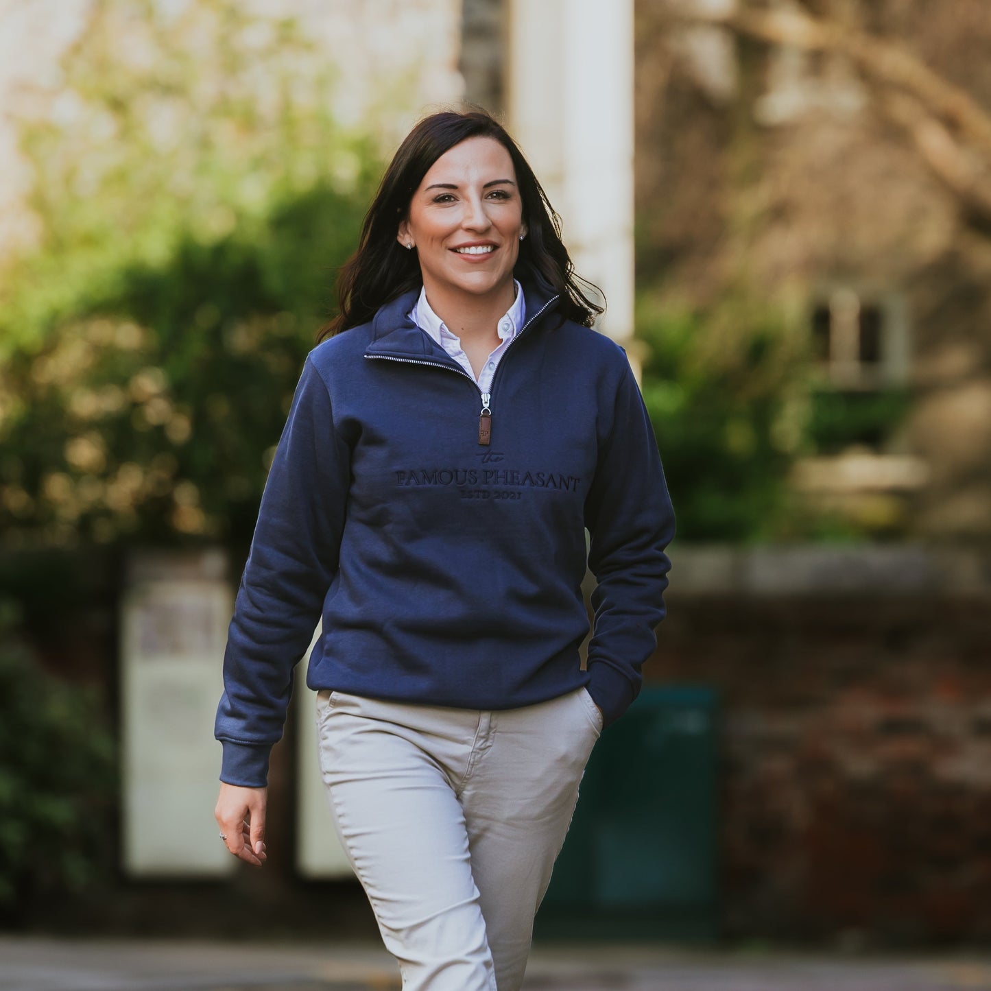 The Felbrigg 1/4 Zip - Mens - Midnight Navy