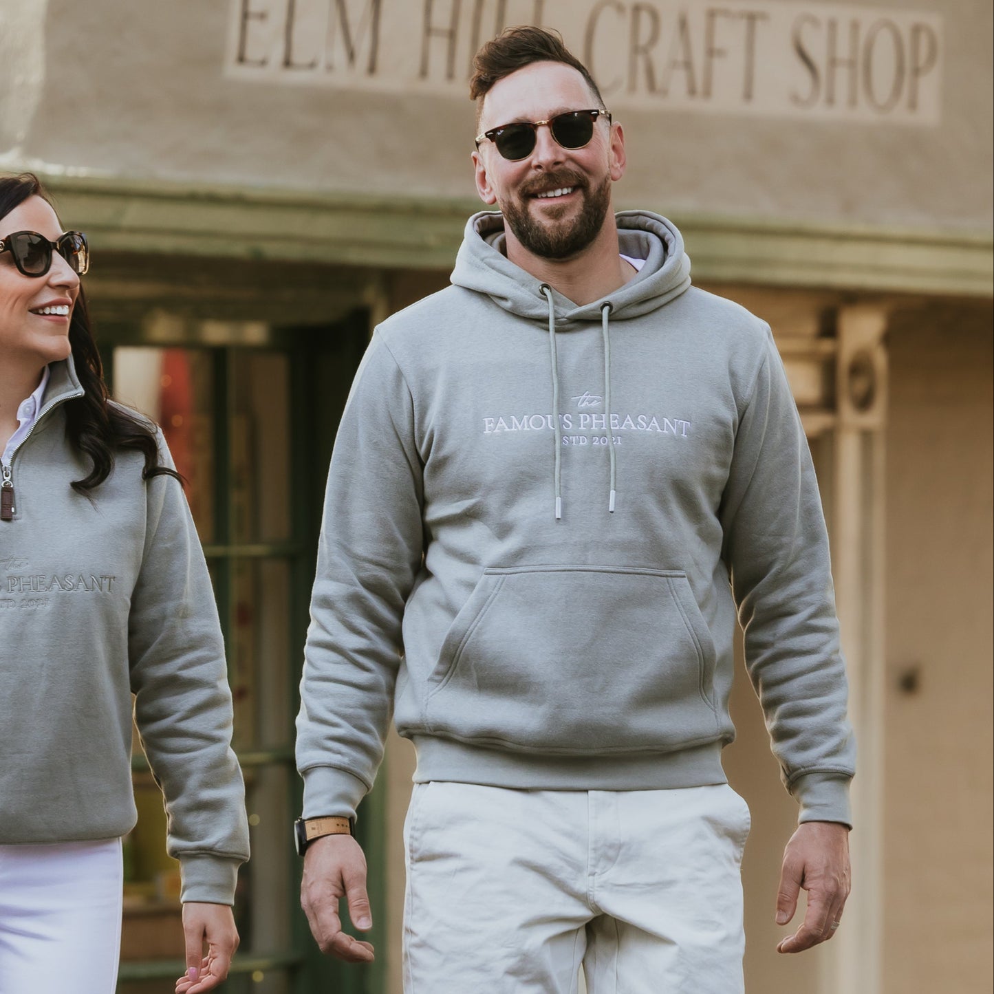 The Elveden Hoodie - Mens - Sage Green