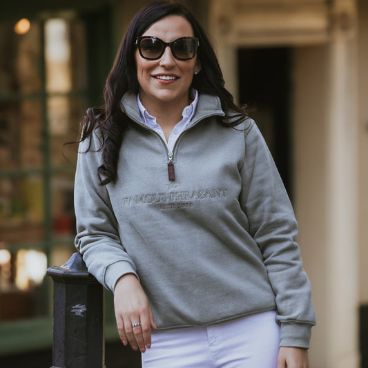 The Felbrigg 1/4 Zip - Womens - Sage Green