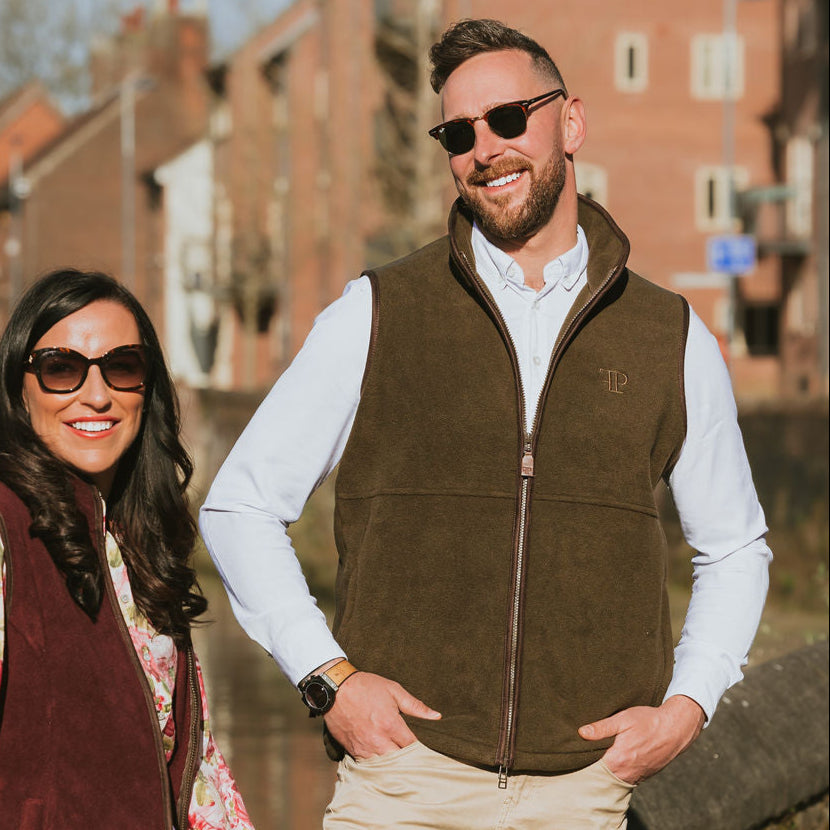 The Sandringham Gilet - Mens - Olive Green