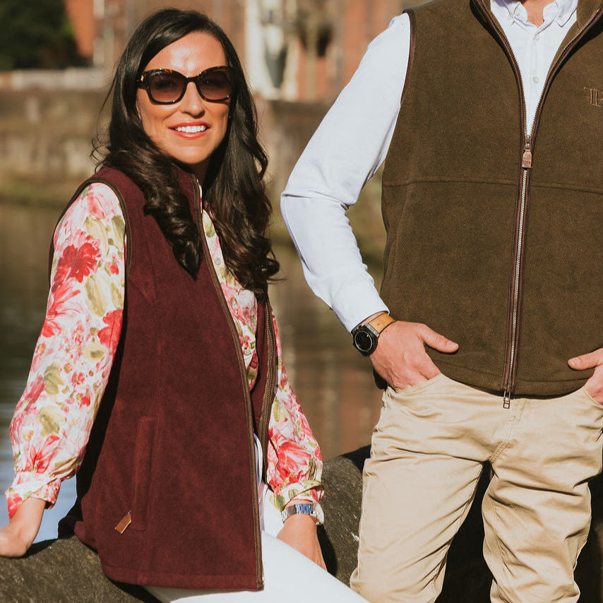The Sandringham Gilet - Womens - Wine