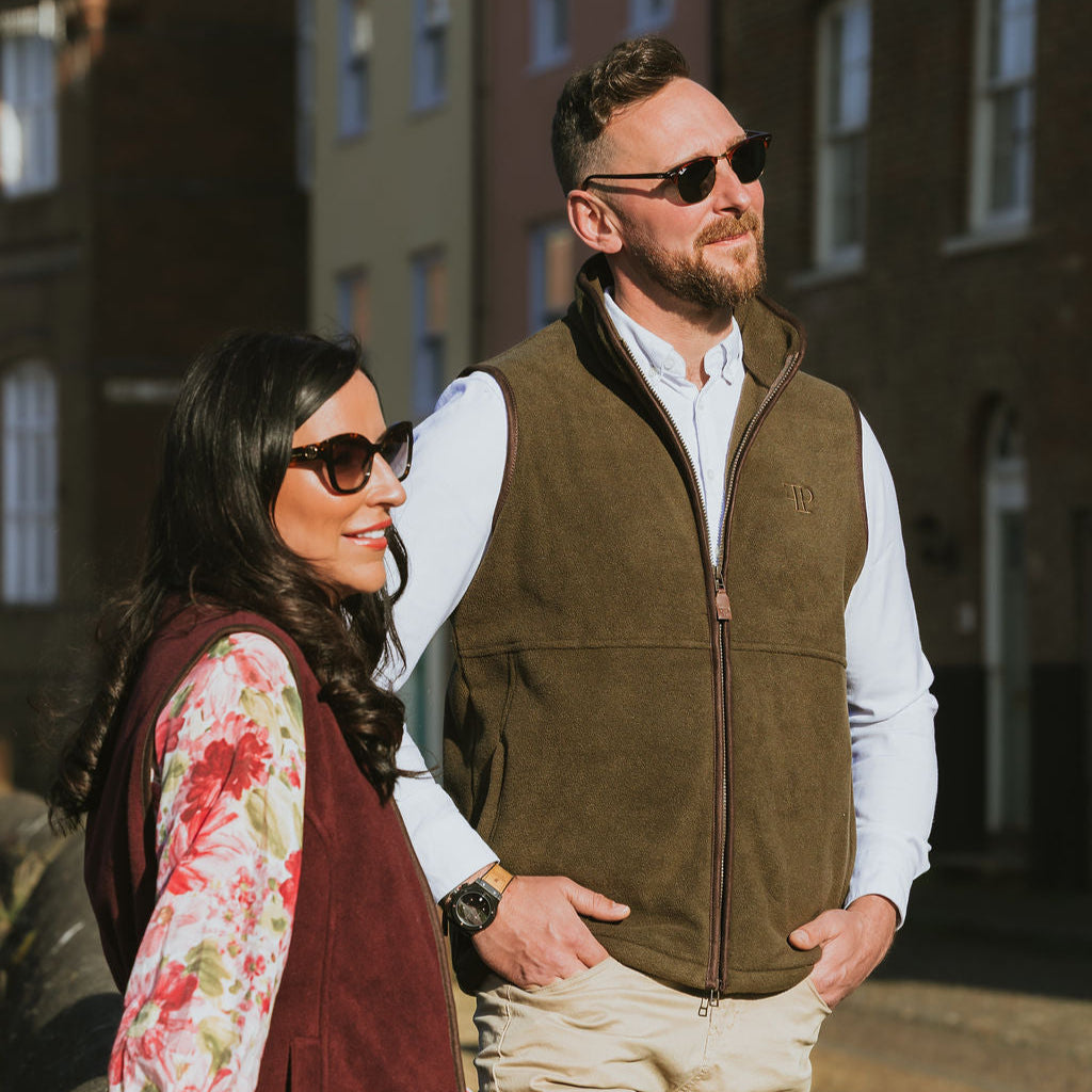 The Sandringham Gilet - Mens - Olive Green