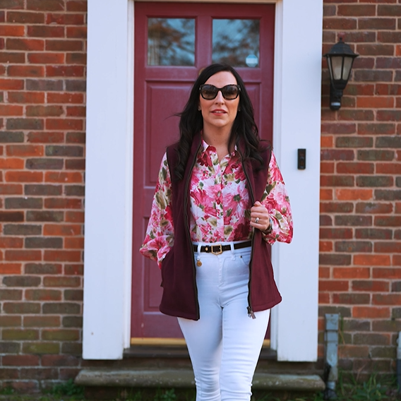 The Sandringham Gilet - Womens - Wine