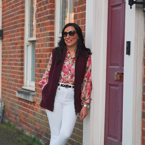 The Sandringham Gilet - Womens - Wine