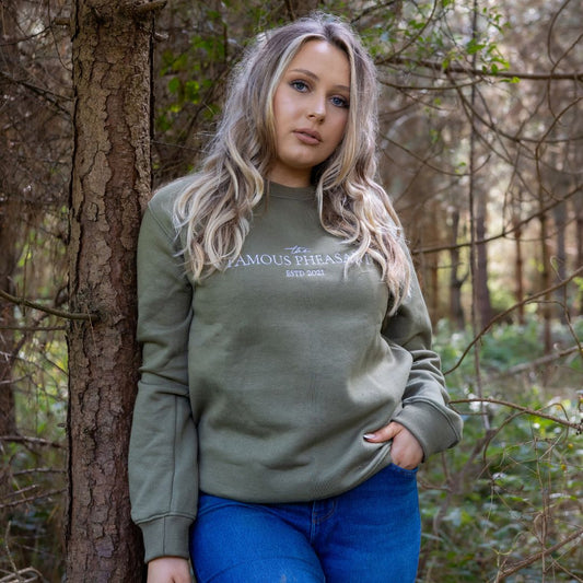 The Famous Pheasant Womens Sage Green Royal Norfolk Sweatshirt