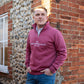 The Deluxe 1/4 Zip - Mens - Berry