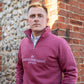 The Deluxe 1/4 Zip - Mens - Berry
