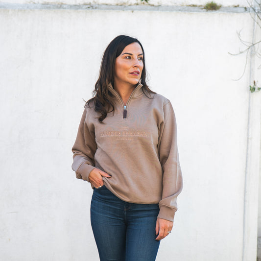 The Felbrigg 1/4 Zip - Womens - Taupe