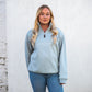 The Felbrigg 1/4 Zip - Womens - Sky Blue