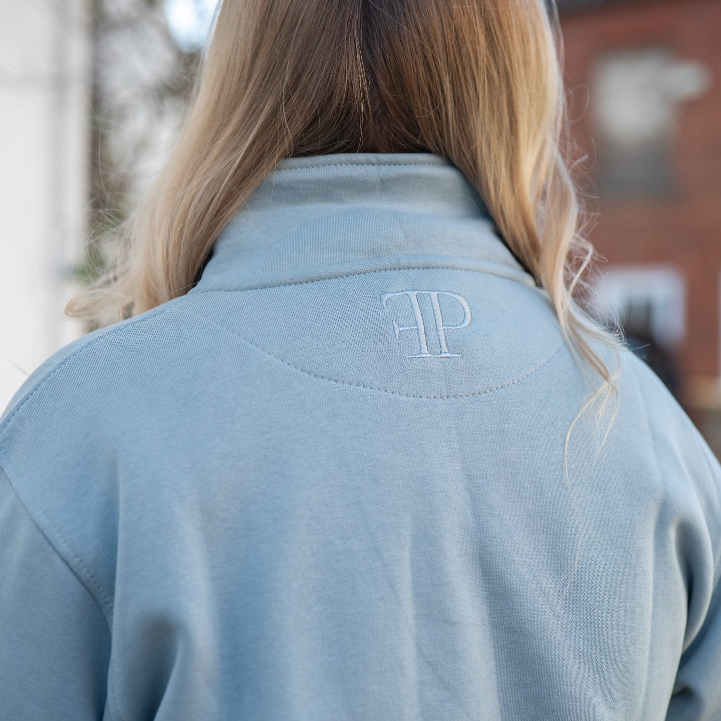 The Felbrigg 1/4 Zip - Womens - Sky Blue