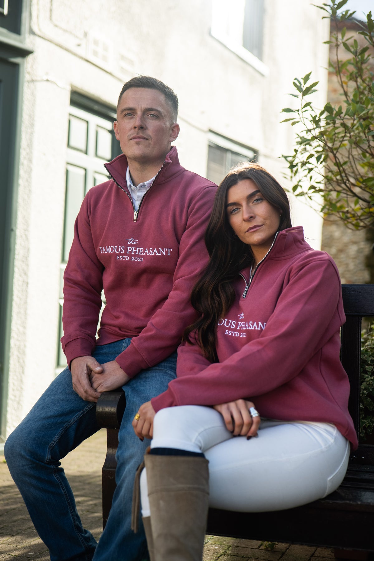 The Deluxe 1/4 Zip - Mens - Berry