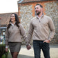 The Felbrigg 1/4 Zip - Mens - Taupe