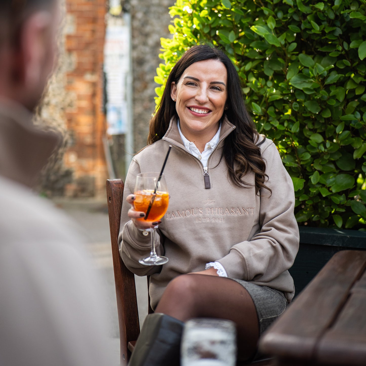 The Felbrigg 1/4 Zip - Womens - Taupe