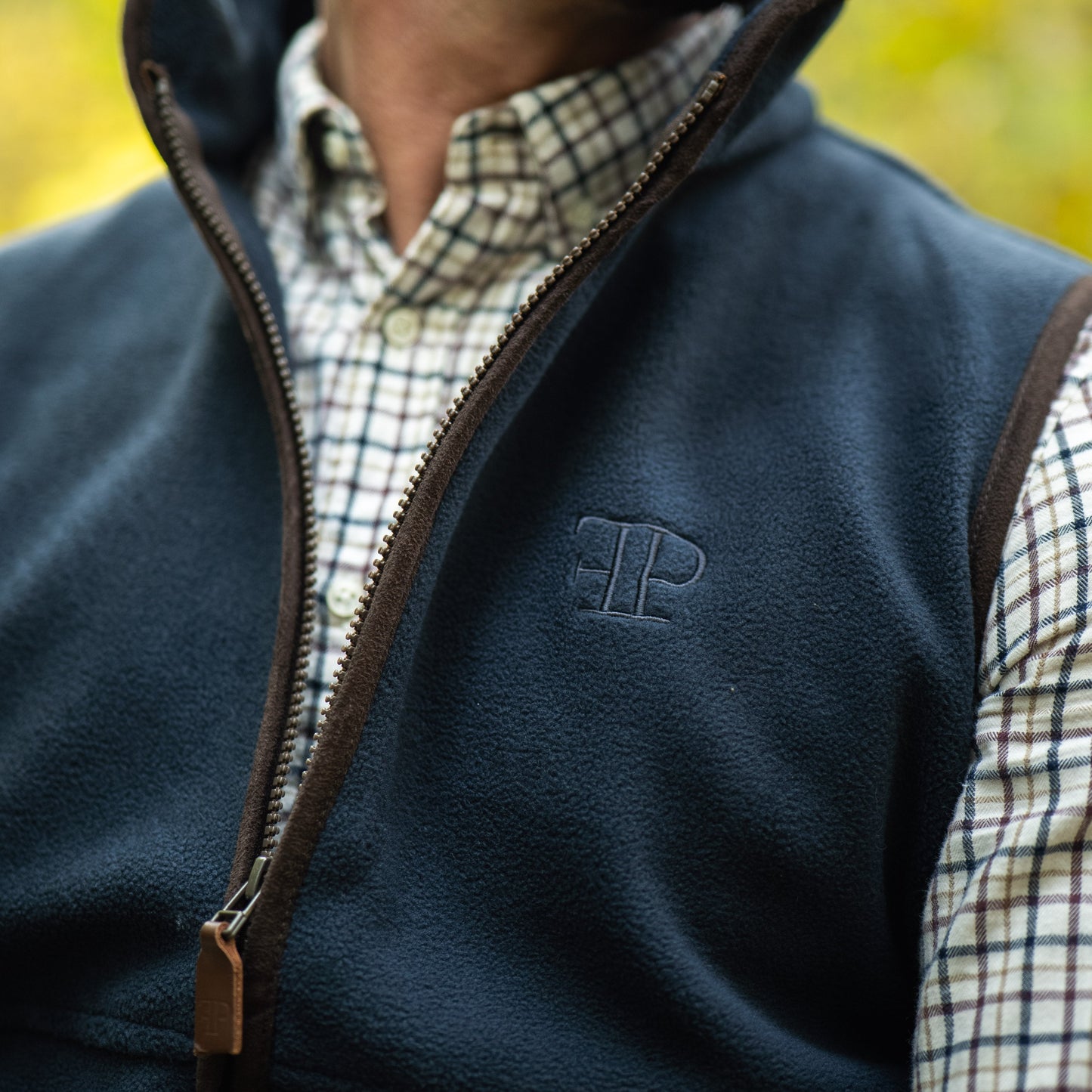 The Sandringham Gilet - Mens - Navy