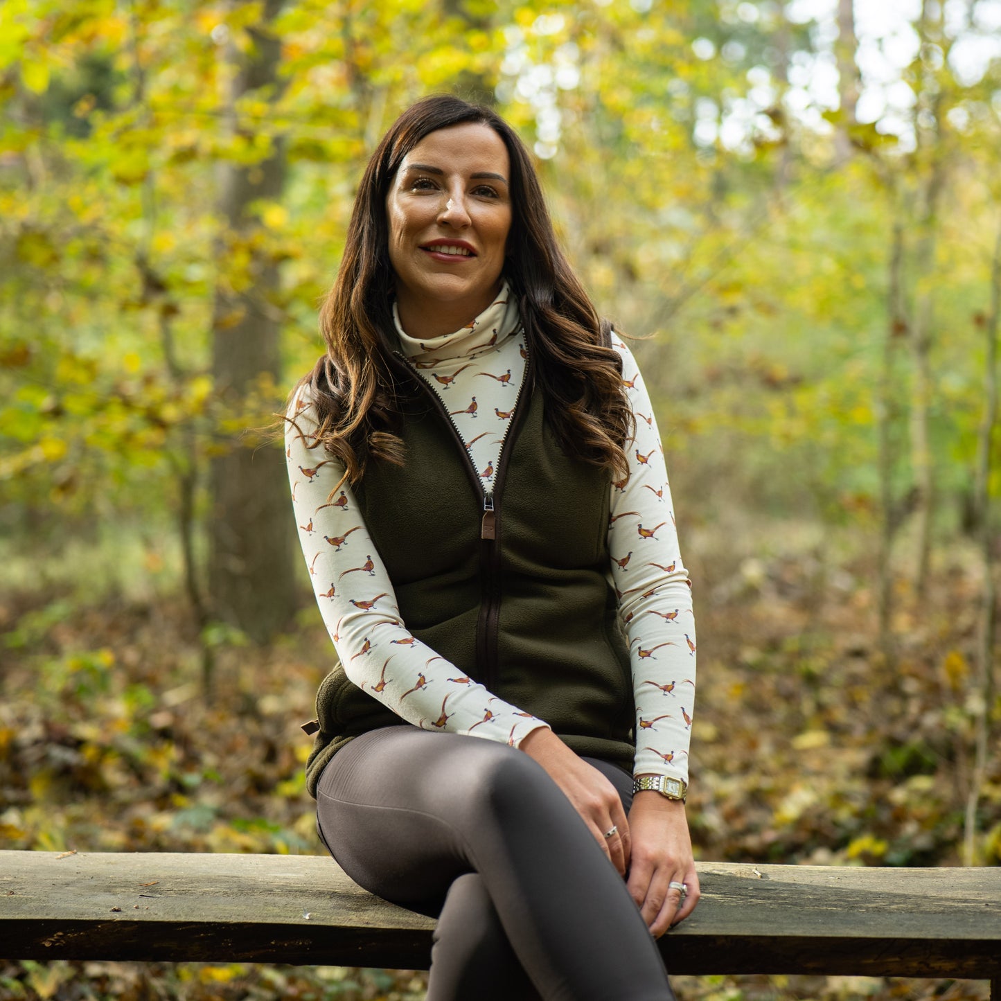 The Sandringham Gilet - Womens - Olive Green