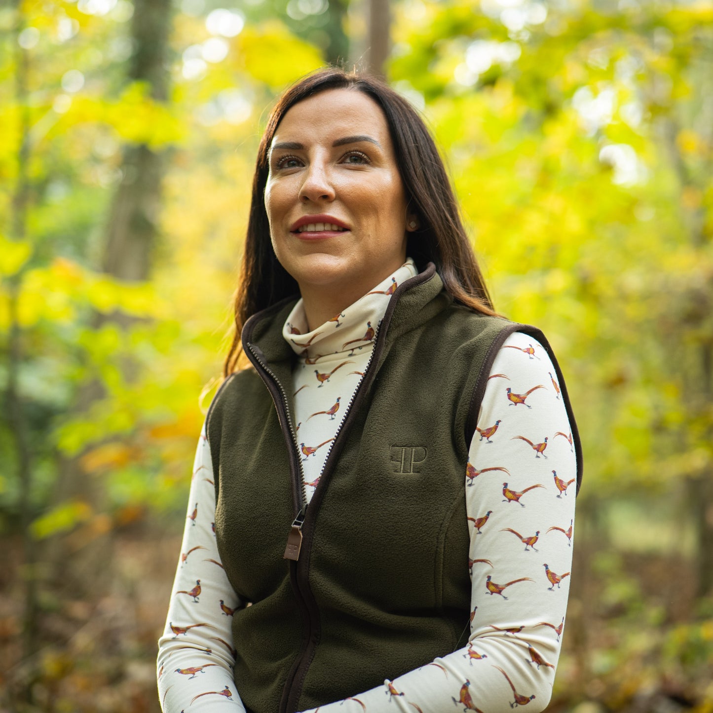 The Sandringham Gilet - Womens - Olive Green