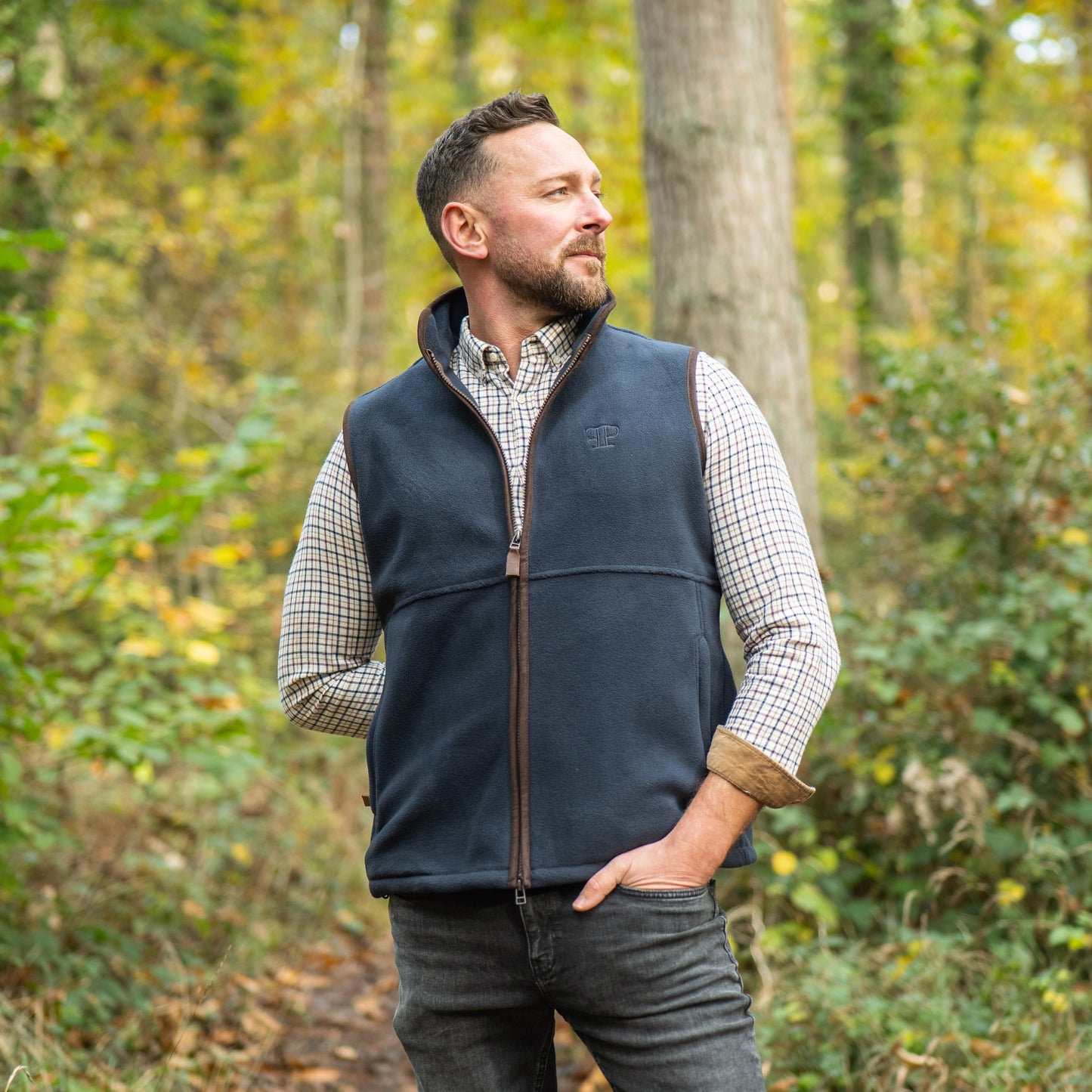 The Sandringham Gilet - Mens - Navy