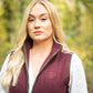 The Sandringham Gilet - Womens - Wine