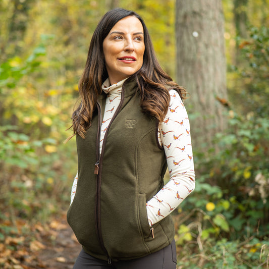 The Sandringham Gilet - Womens - Olive Green