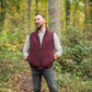 The Sandringham Gilet - Mens - Wine