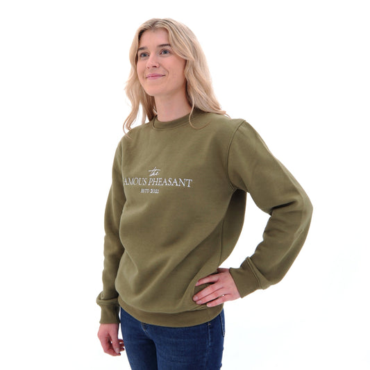 (EX-DISPLAY) - Womens Sage Green Royal Norfolk Sweatshirt - ITEM021