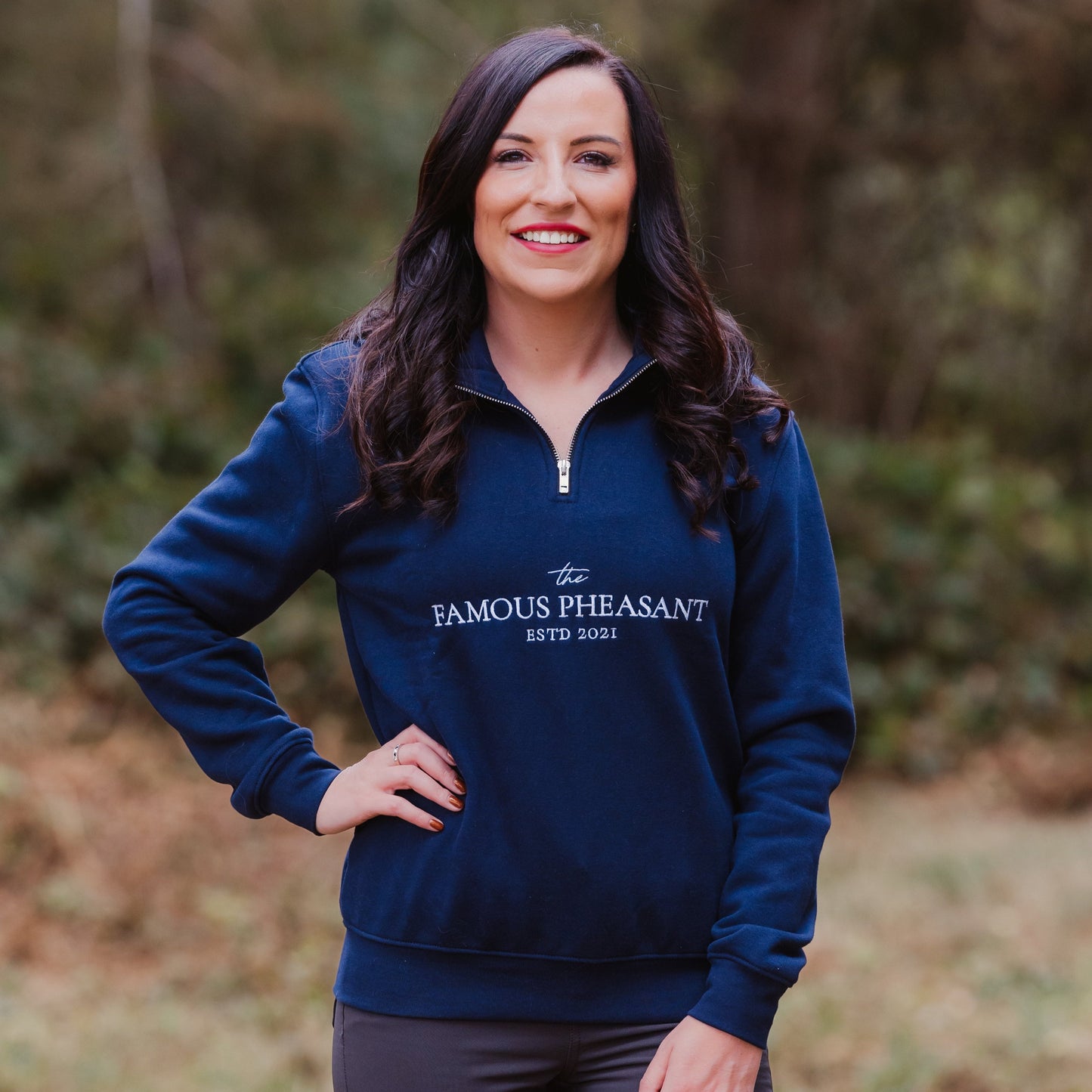 The Deluxe 1/4 Zip - Womens - Navy