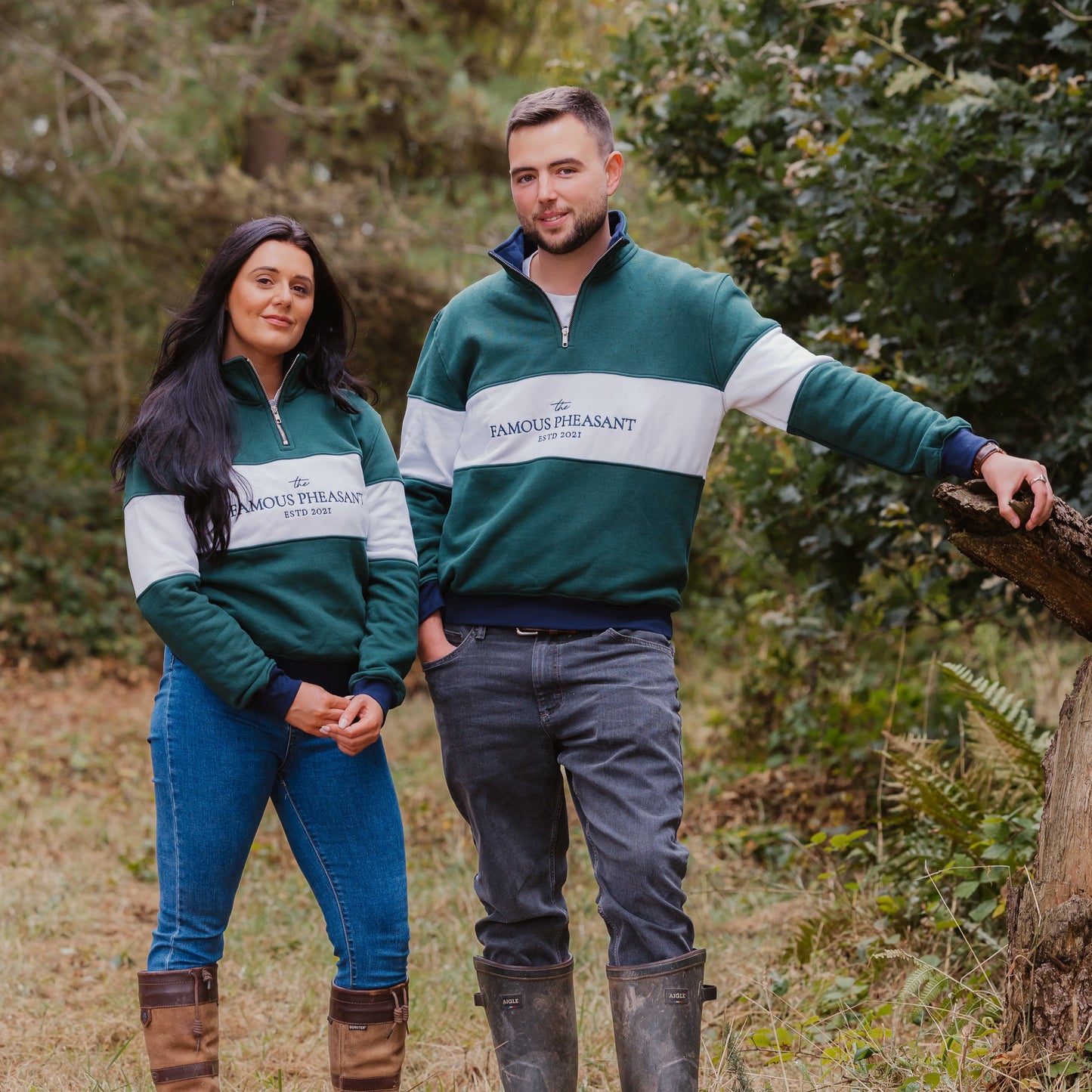 The Sheringham 1/4 Zip - Womens - Forest Green