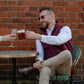 The Sandringham Gilet - Mens - Wine