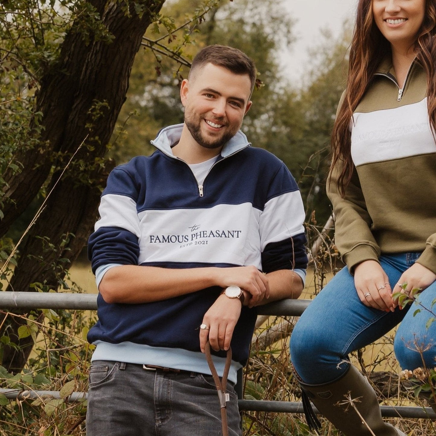 The Sheringham 1/4 Zip - Mens - Navy