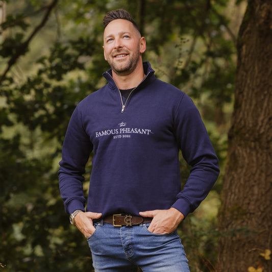 The Deluxe 1/4 Zip - Mens - Navy