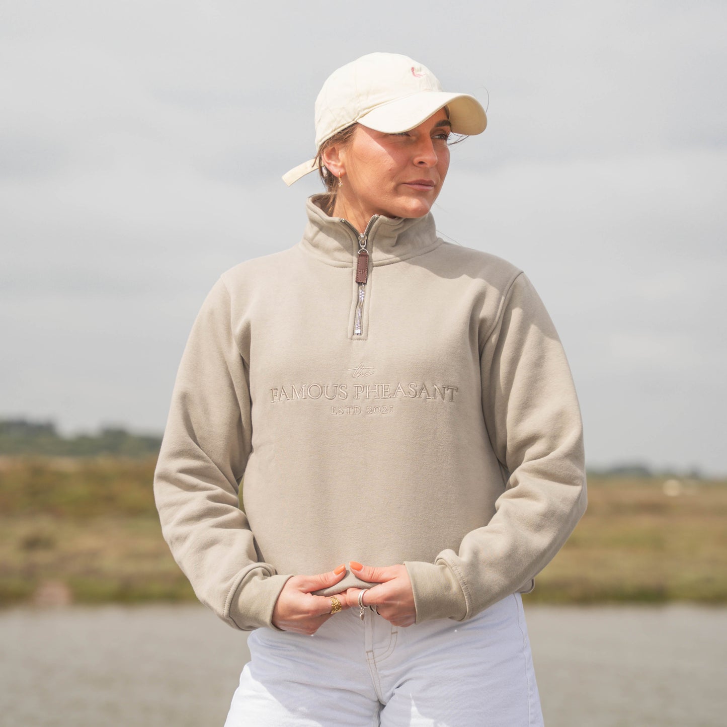 The Felbrigg 1/4 Zip - Womens - Sage Green