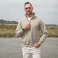 The Felbrigg 1/4 Zip - Mens - Sage Green