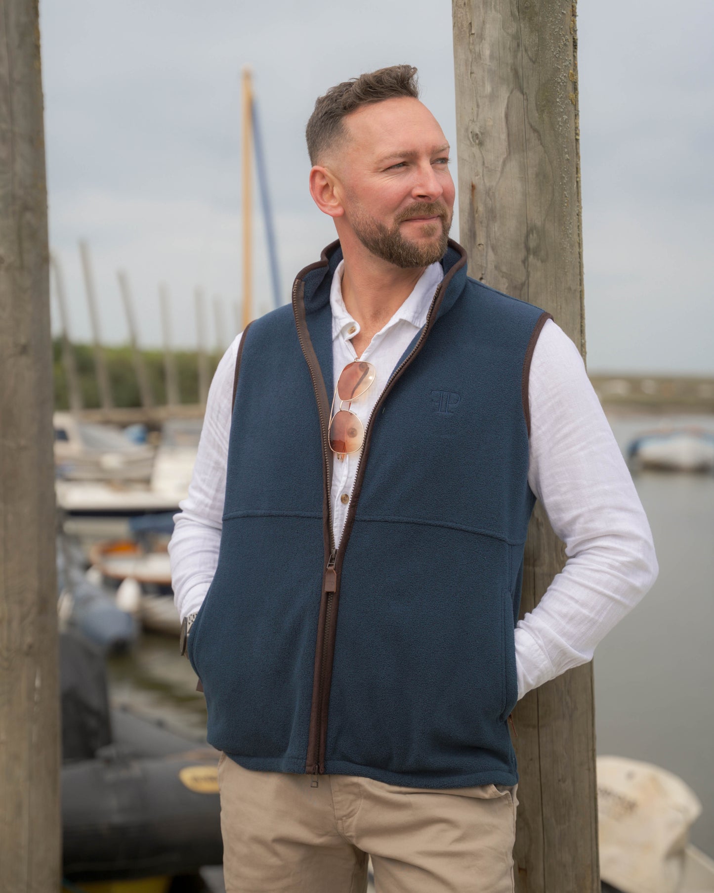 The Sandringham Gilet - Mens - Denim