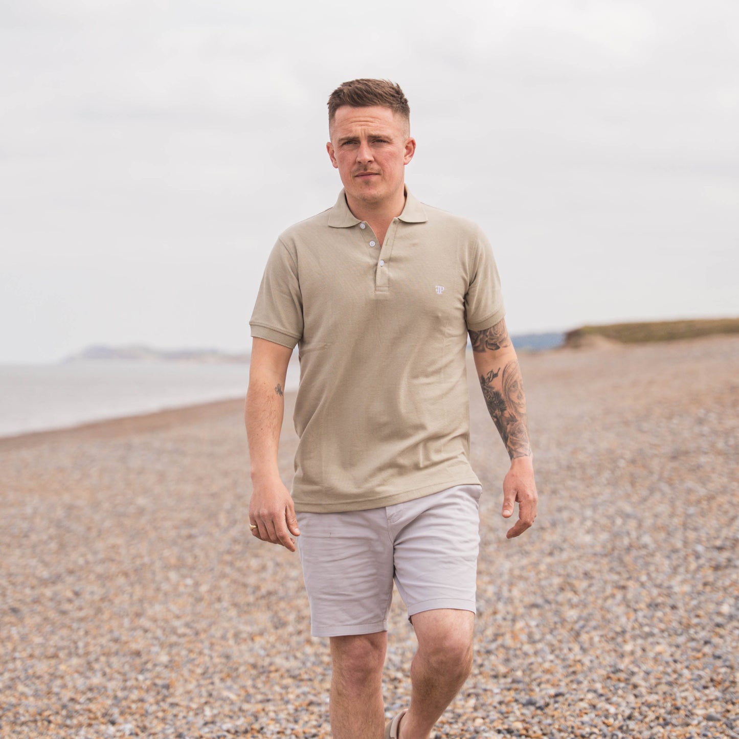 The Blakeney Polo Shirt - Mens - Sage Green