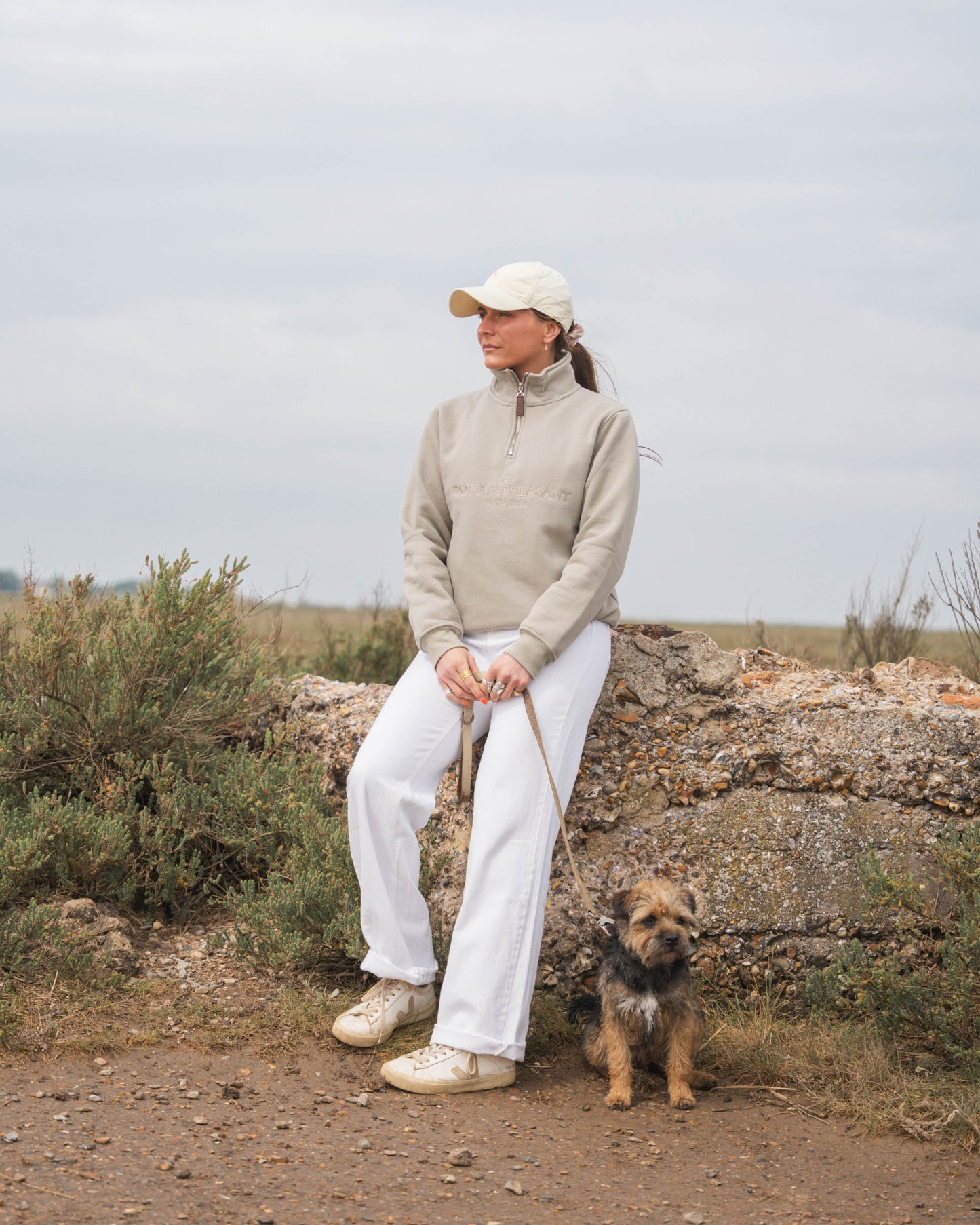 The Felbrigg 1/4 Zip - Womens - Sage Green