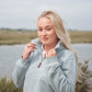 The Felbrigg 1/4 Zip - Womens - Sky Blue