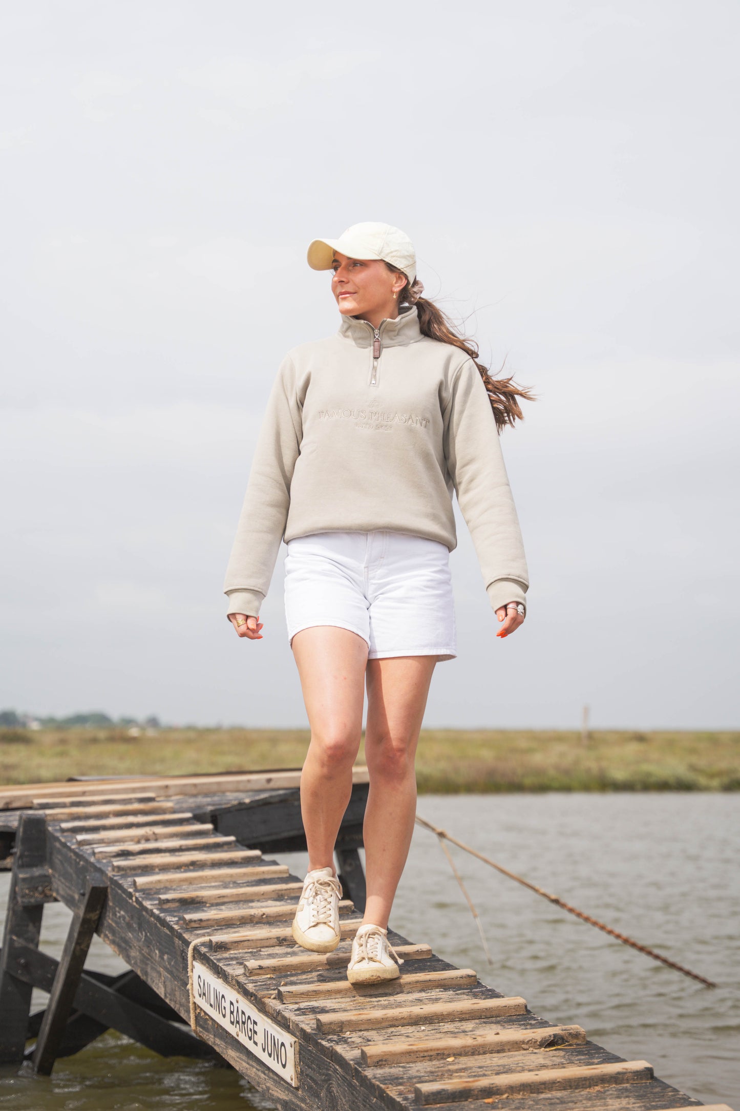 The Felbrigg 1/4 Zip - Womens - Sage Green