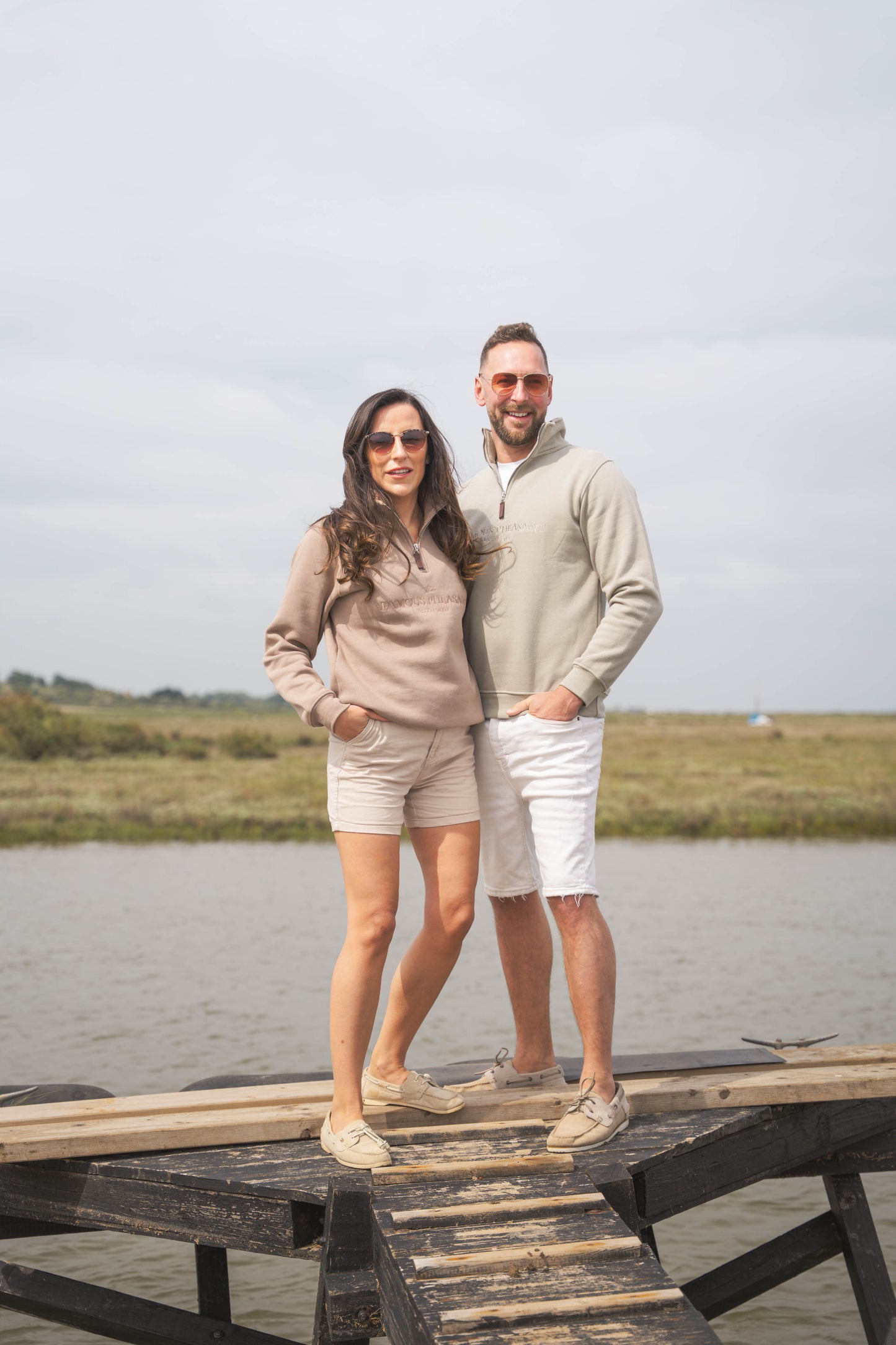 The Felbrigg 1/4 Zip - Mens - Sage Green