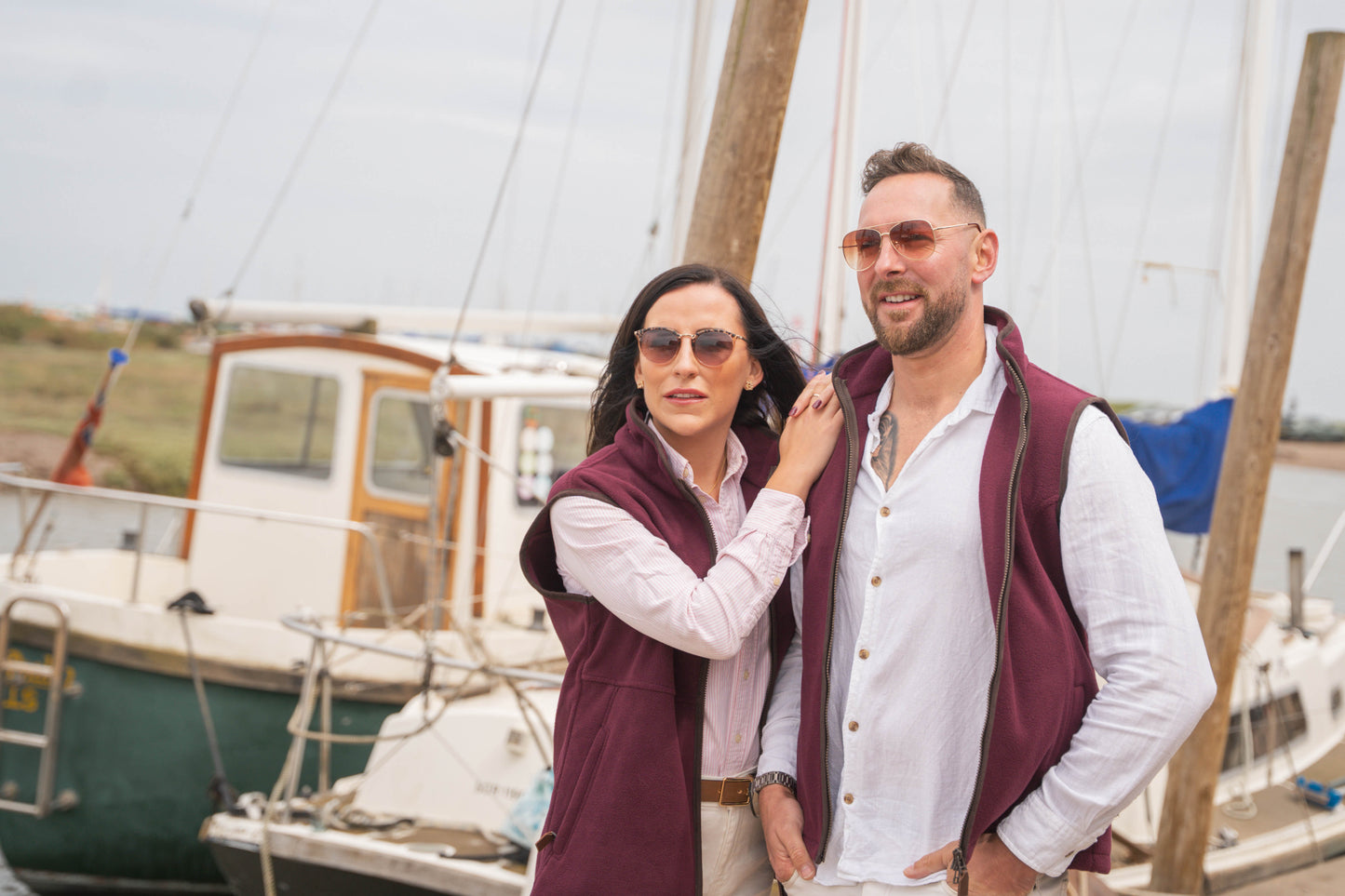 The Sandringham Gilet - Womens - Wine