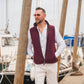 The Sandringham Gilet - Mens - Wine