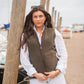 The Sandringham Gilet - Womens - Olive Green