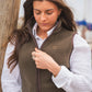 The Sandringham Gilet - Womens - Olive Green